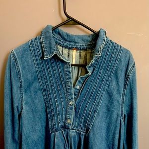 Free People Large Denim Tunic.